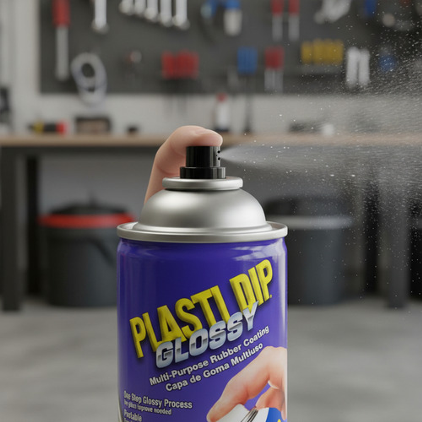 Plasti Dip Aerosol Color Negro Brillante 311g 4