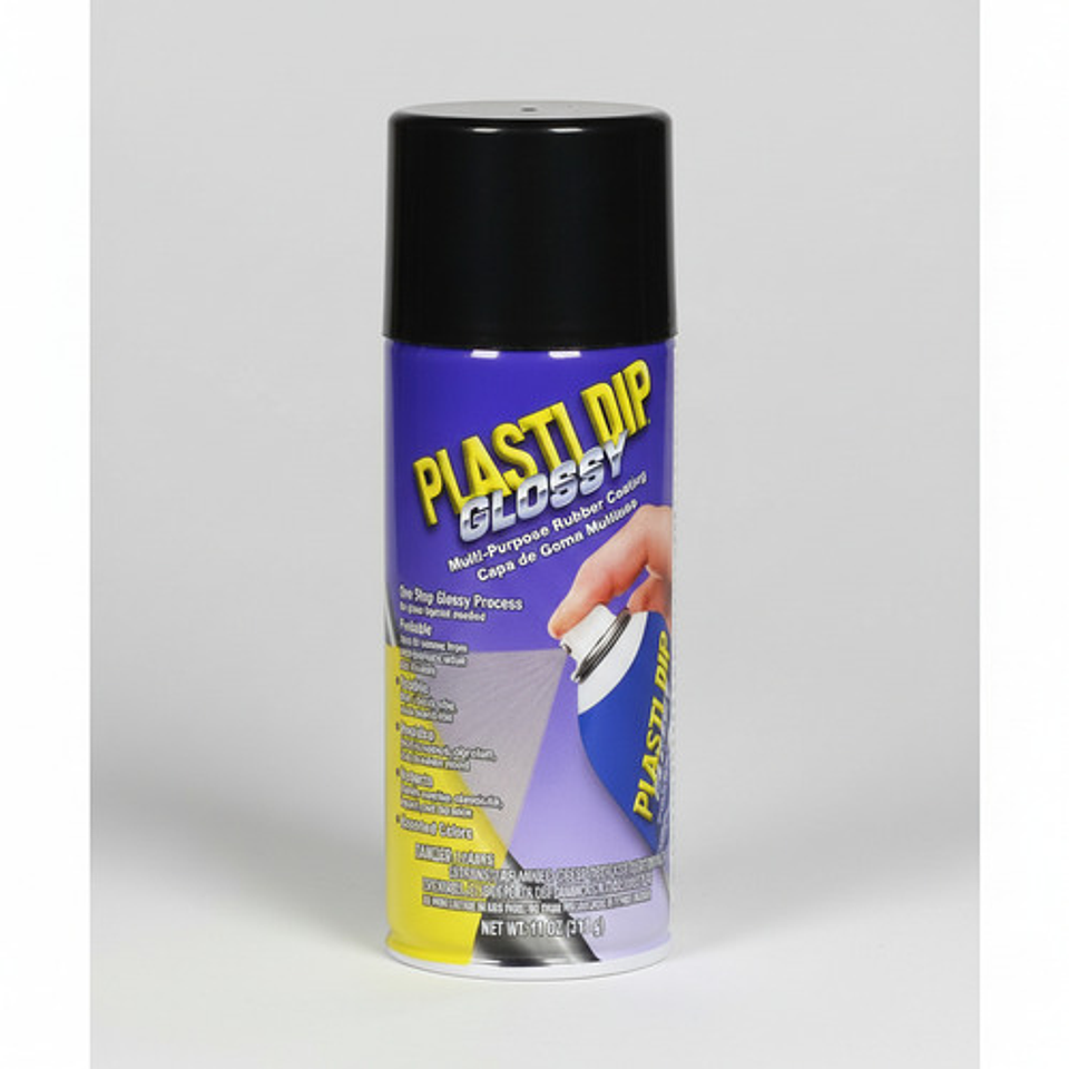 Plasti Dip Aerosol Color Negro Brillante 311g 5