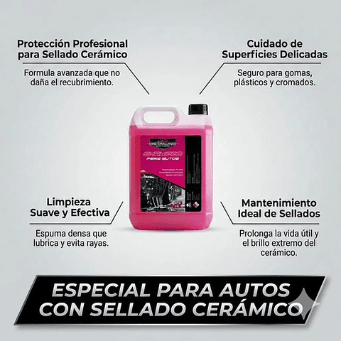 Shampoo Auto Espuma Activa Ph Neutro Black Cars Snow Foam