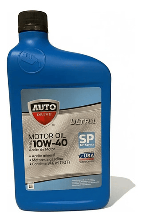 Aceite Motor 10w40 Auto Drive Ultra 946 Ml (pack 4) 3.78l