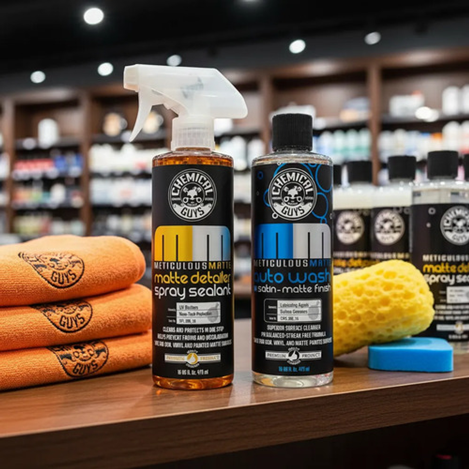 Kit Shampoo Y Sellador Chemical Guys Meticulous Matte 473ml 5