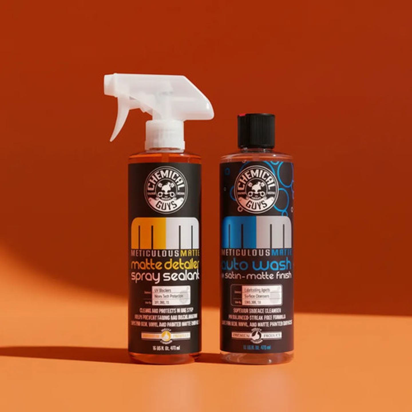 Kit Shampoo Y Sellador Chemical Guys Meticulous Matte 473ml 7