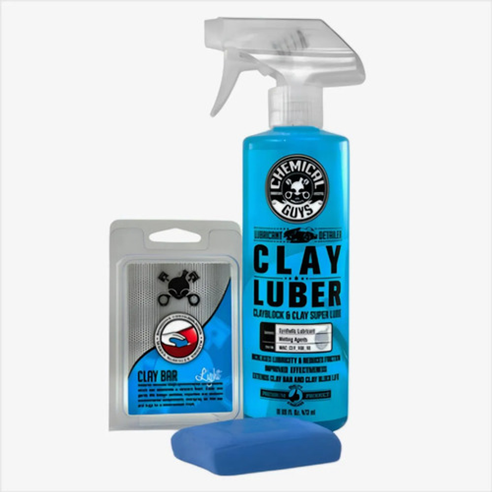 Kit Clay Bar Azul Chemical Guys Detailing Auto Corte Ligero 1