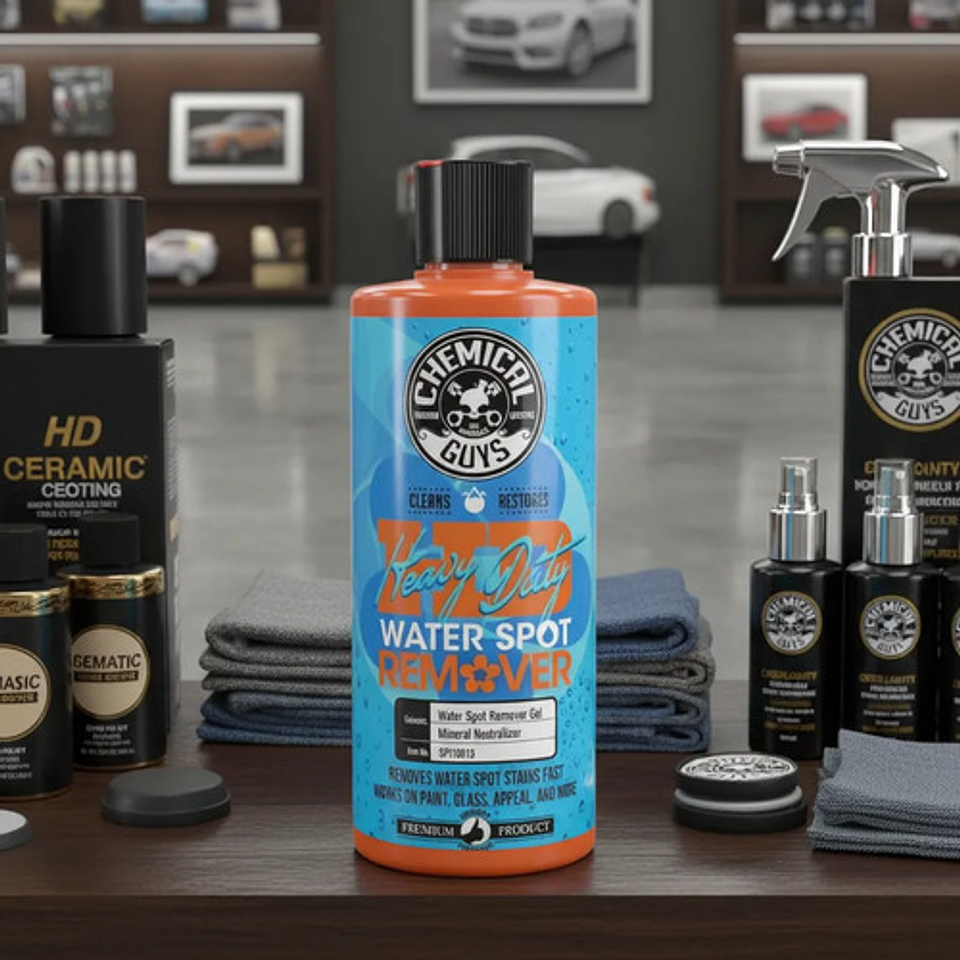 Removedor Manchas Agua Dura Chemical Guys Sarro Auto Gel 5