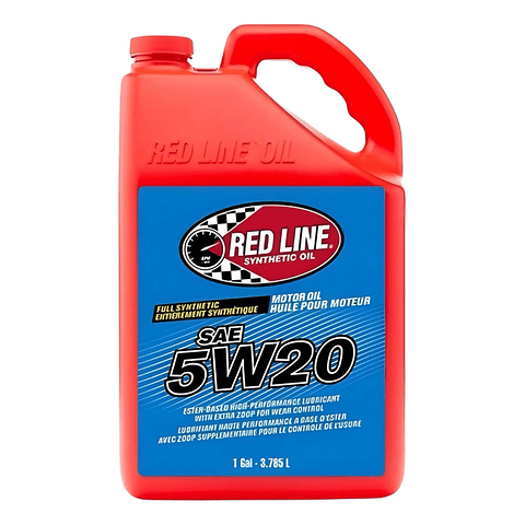 Aceite De Motor 5w20 Red Line Galon