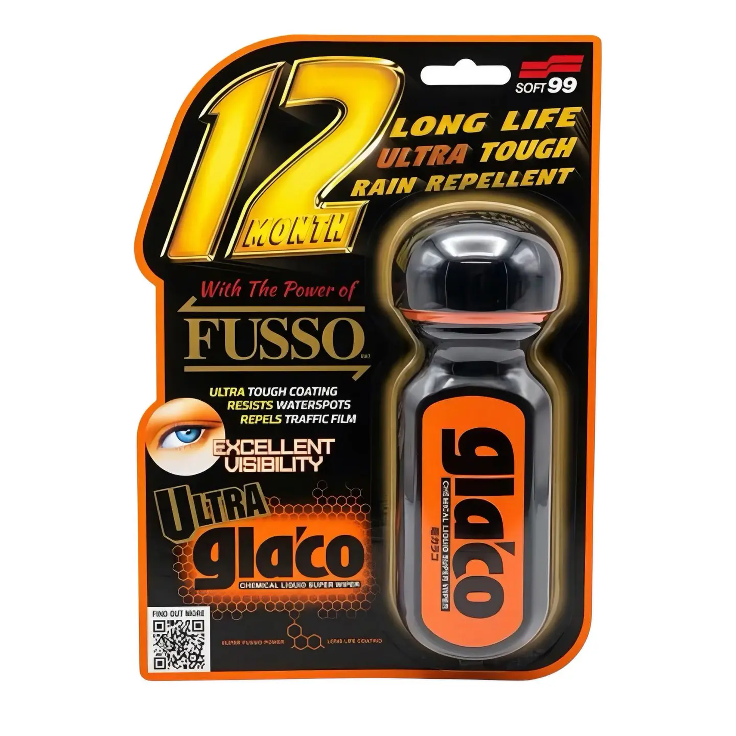 Soft99 Glaco Fusso-repelente Agua Parabrisas 1 Año Duracion 1