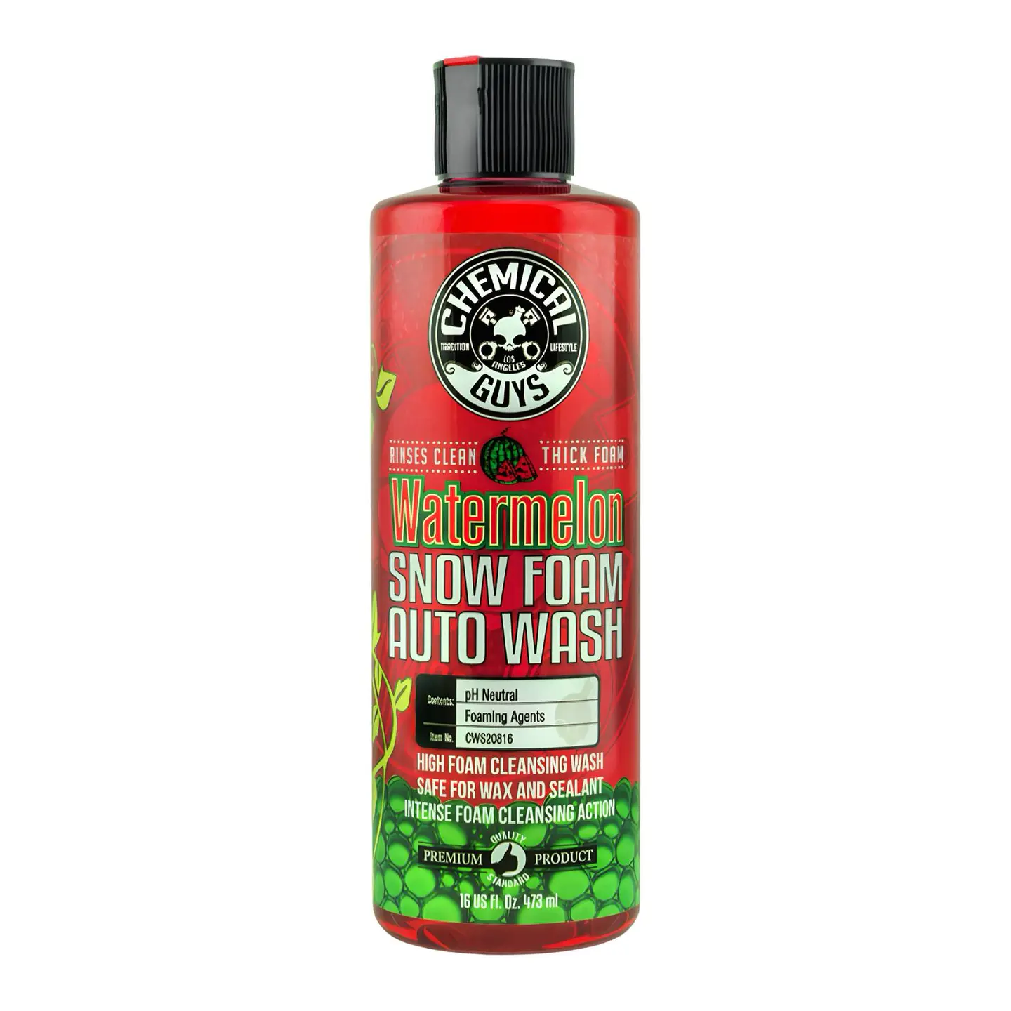 Shampoo Para Vehículo Chemical Guys Watermelon Snow Foam Auto Wash Liquido Con Aroma Sandía 1