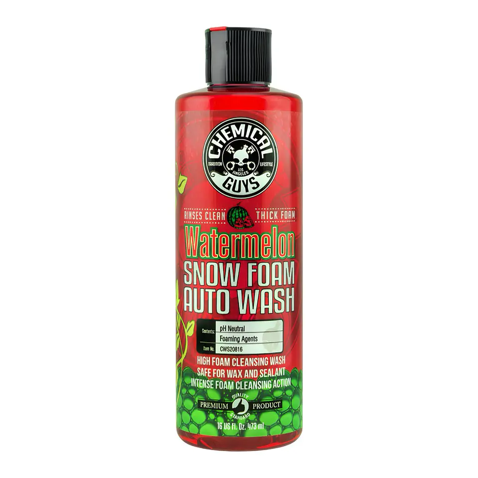 Shampoo Para Vehículo Chemical Guys Watermelon Snow Foam Auto Wash Liquido Con Aroma Sandía 1