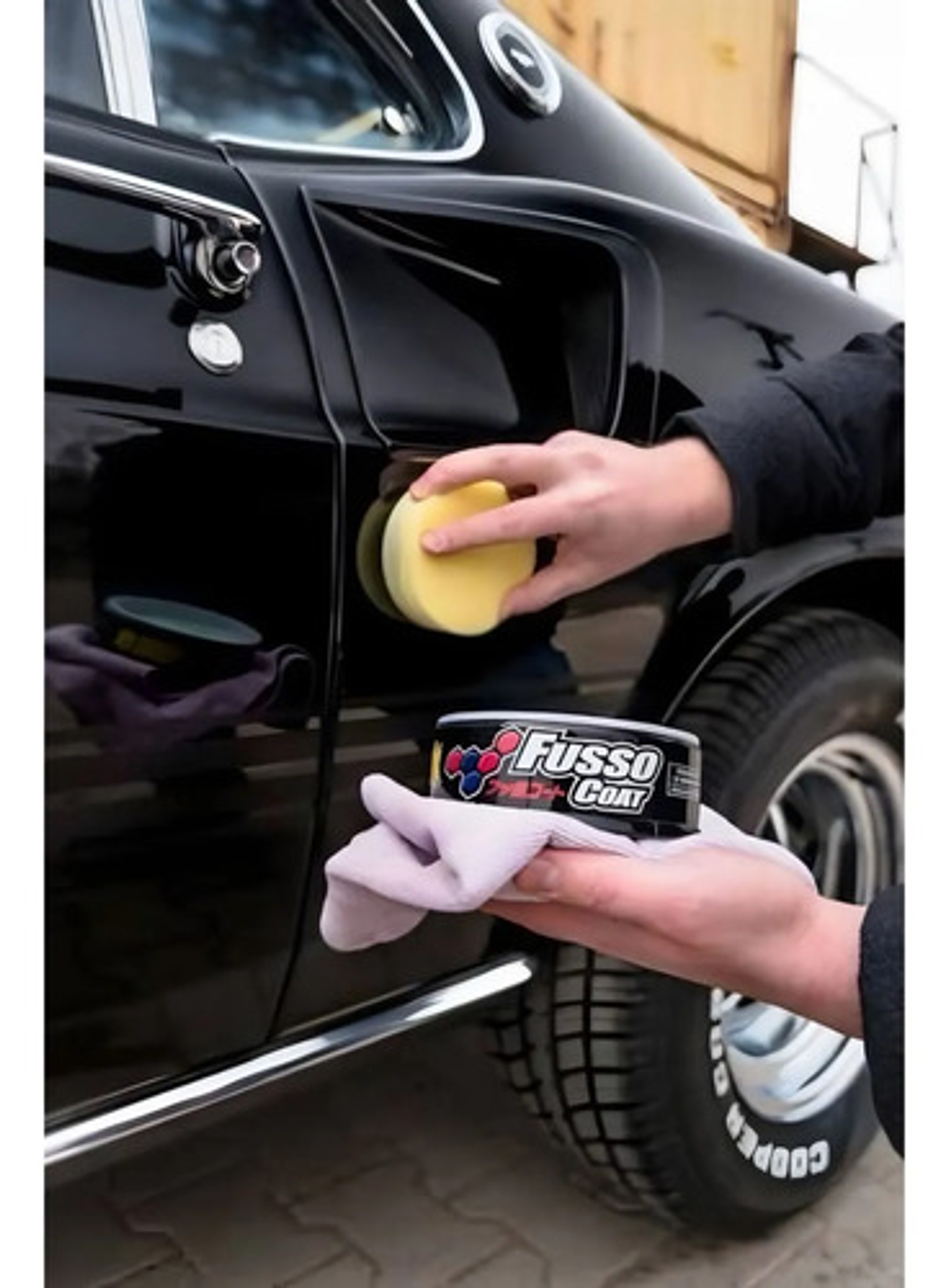 Cera Auto Soft99 Fusso Coat Sellador Hidrofóbico Brillante 5