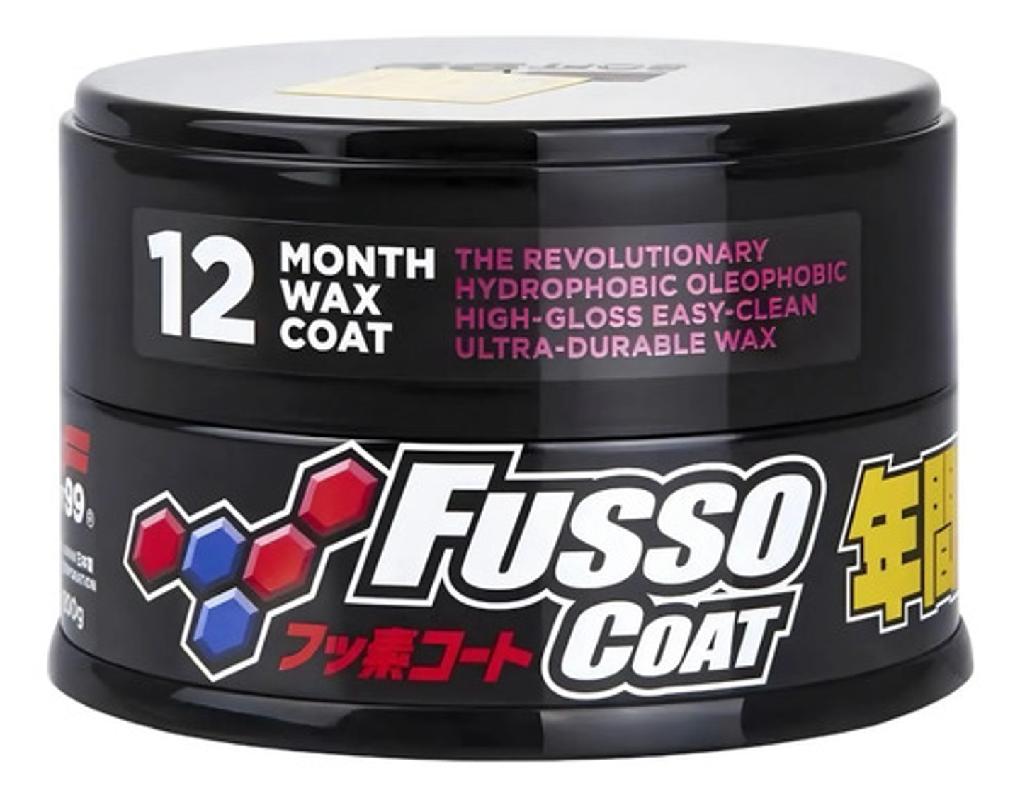 Cera Auto Soft99 Fusso Coat Sellador Hidrofóbico Brillante 6