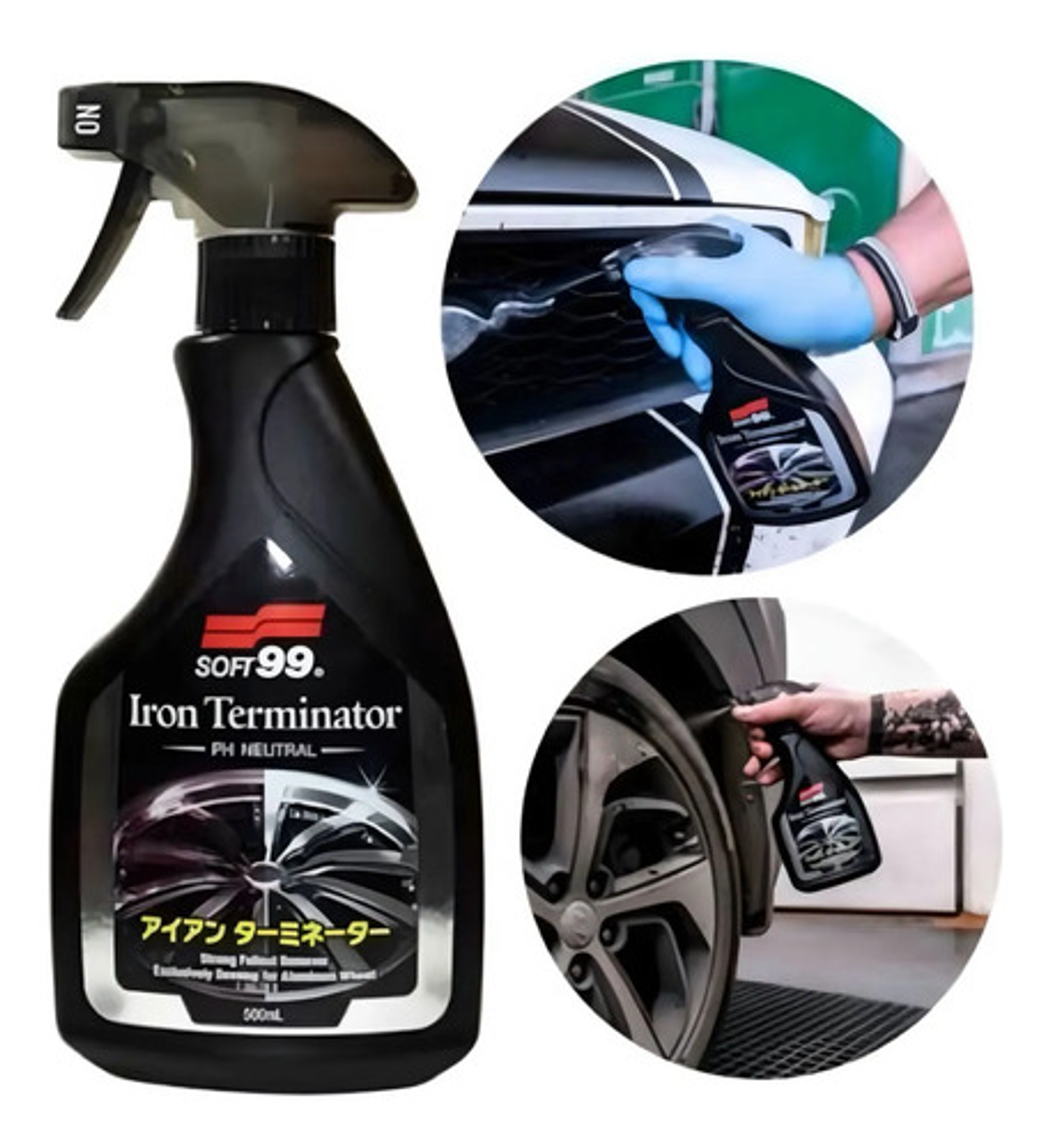 Limpiador Llantas Auto Iron Terminator Soft99 Desengrasante 7