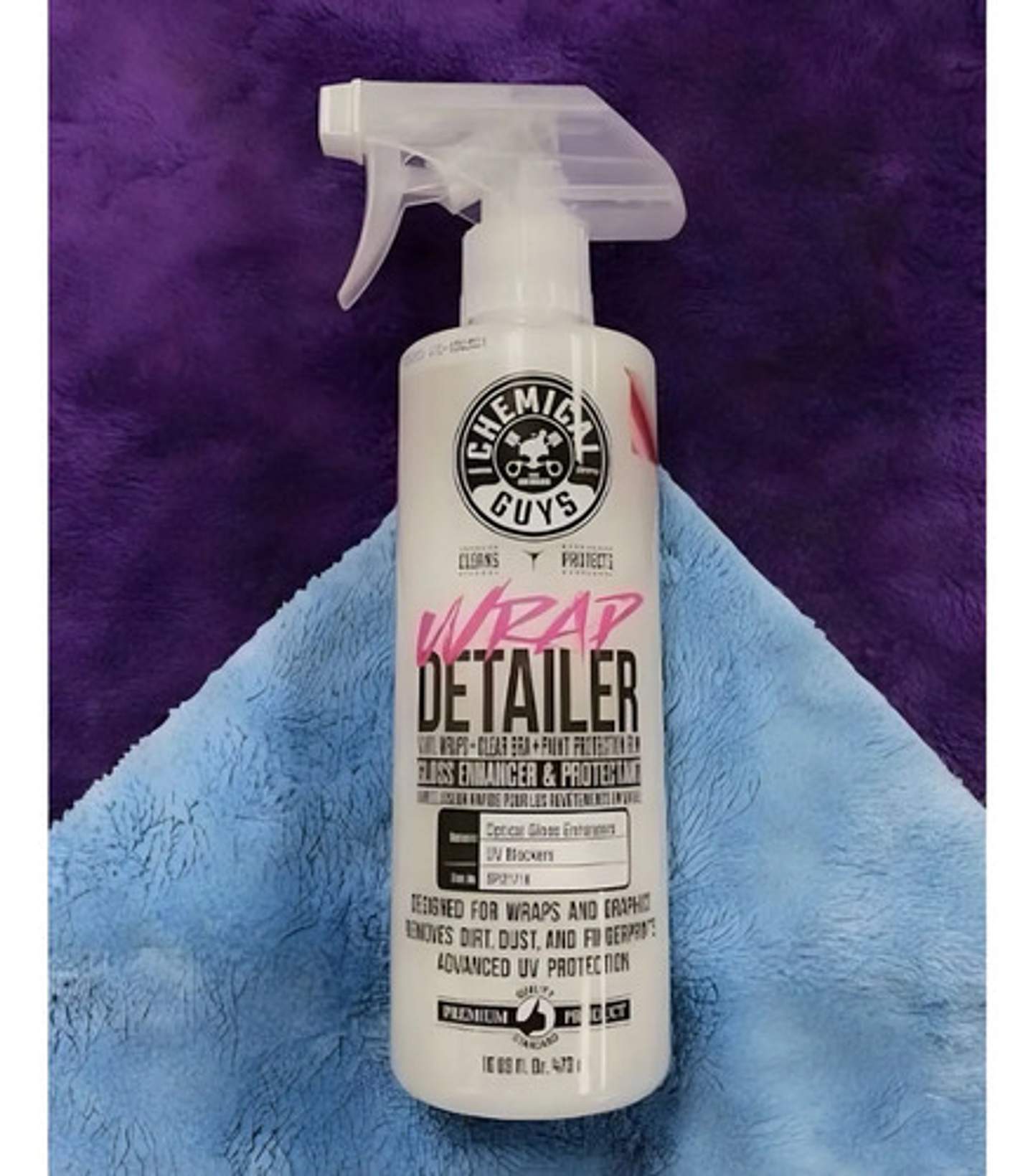 Kit Abrillantador Wrap Detailer Auto Chemical Guys 3 Toallas 5