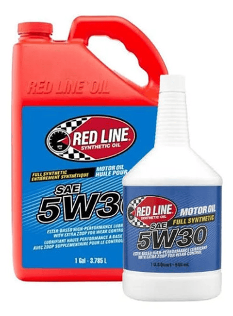 Aceite Motor Red Line 5w30 Sintético Ester Kit 4.73 Litros