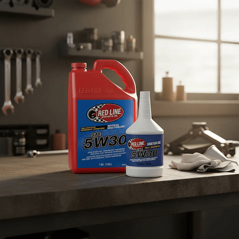 Aceite Motor Red Line 5w30 Sintético Ester Kit 4.73 Litros