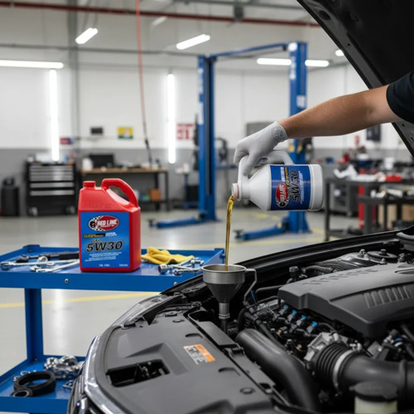 Aceite Motor Red Line 5w30 Sintético Ester Kit 4.73 Litros 3