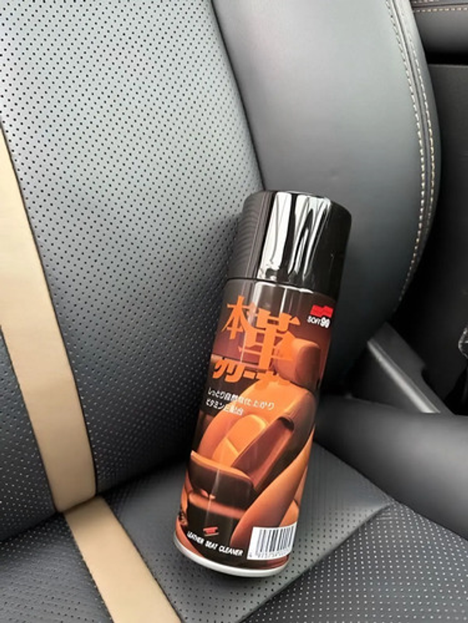 Limpiador Cuero Auto Soft99 300ml Vitamina E Origen Japones 4