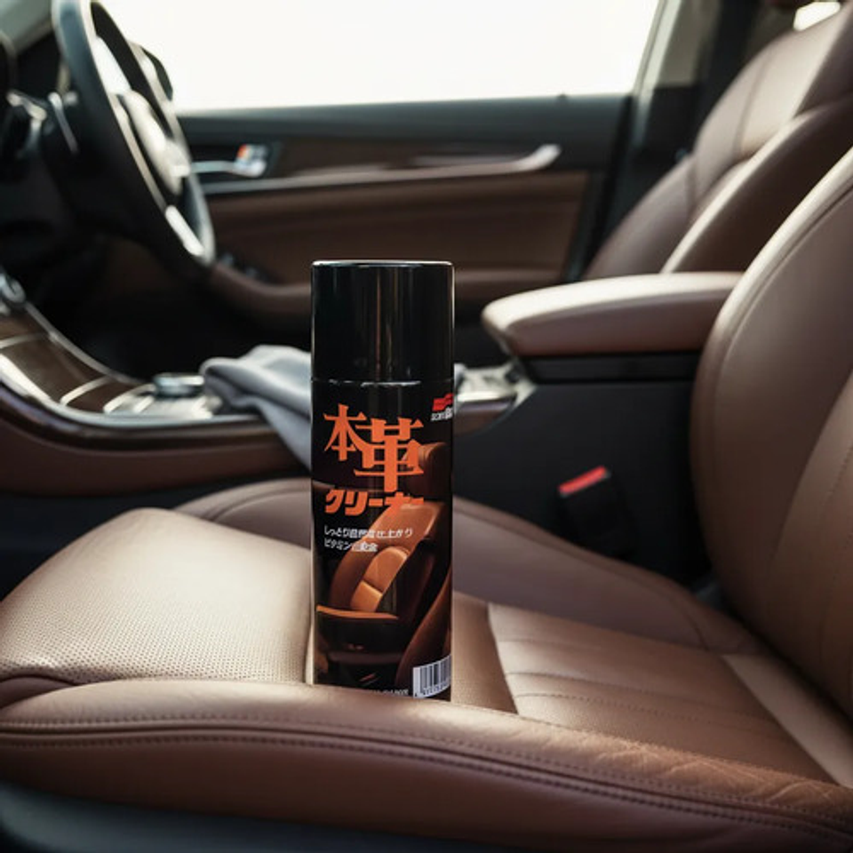 Limpiador Cuero Auto Soft99 300ml Vitamina E Origen Japones 6