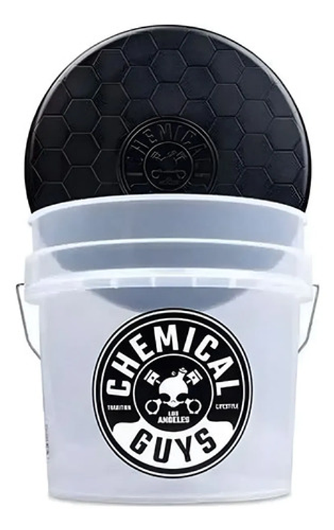 Balde Detailing Chemical Guys Con Tapa Para Auto