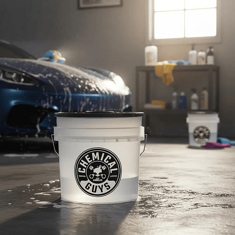 Balde Detailing Chemical Guys Con Tapa Para Auto