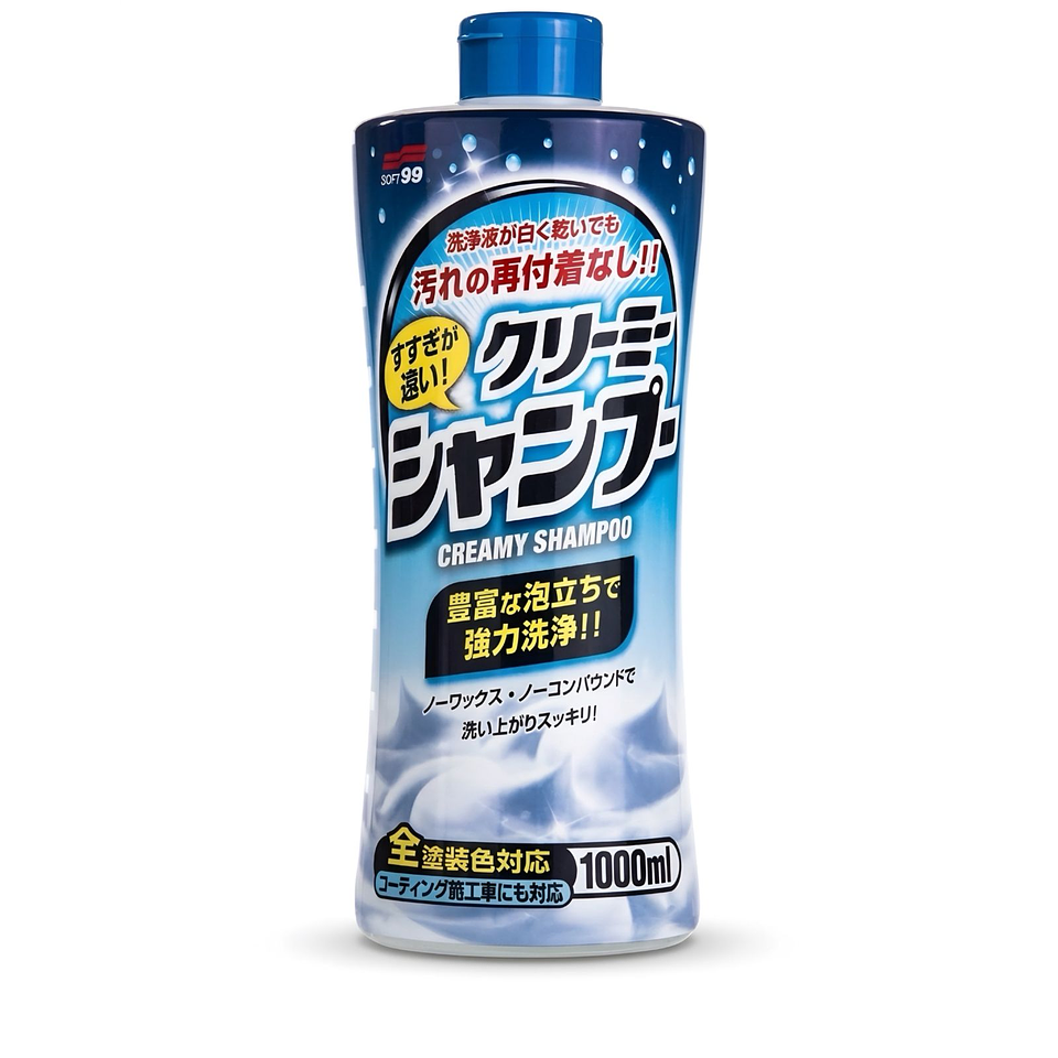 Shampoo Auto Soft99 Creamy 1000ml Ph Neutro Detailing 1