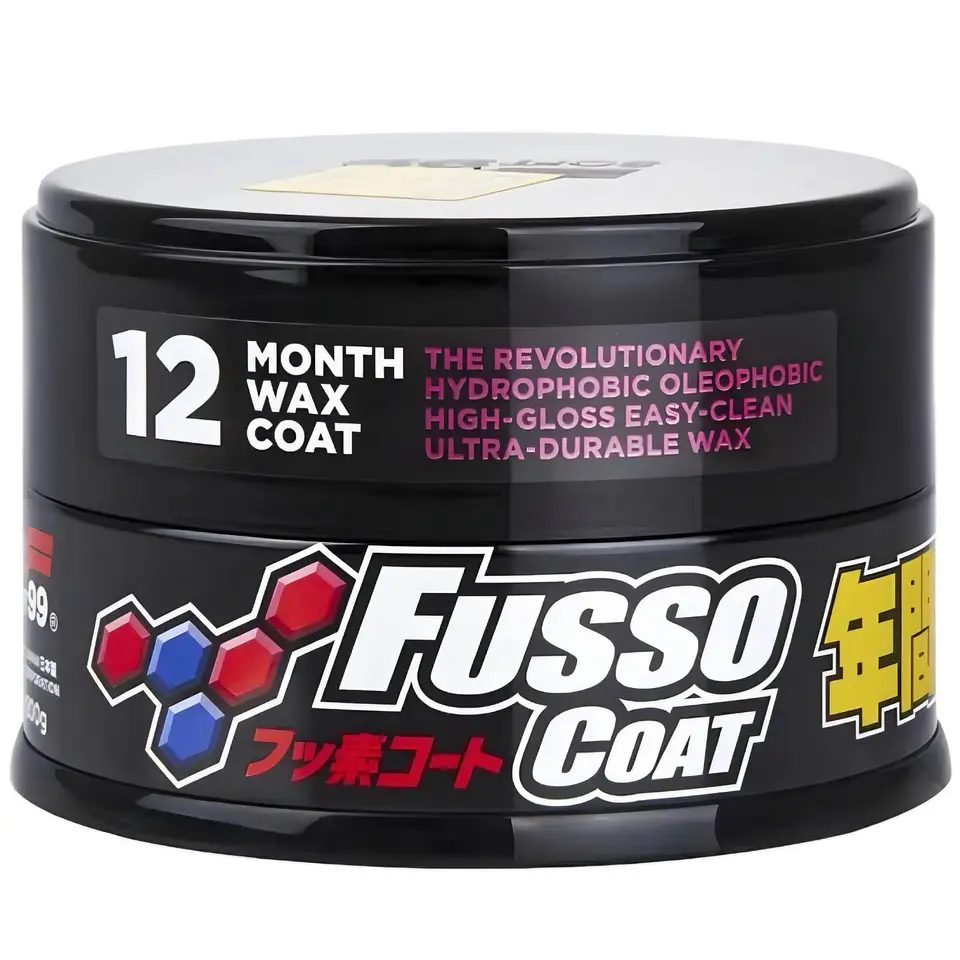 Cera Auto Soft99 Fusso Coat Sellador Hidrofóbico Brillante 1