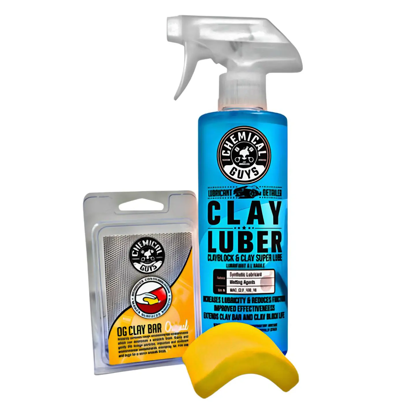 Kit Clay Bar Amarilla Chemical Guys Detailing Auto C-medio 1