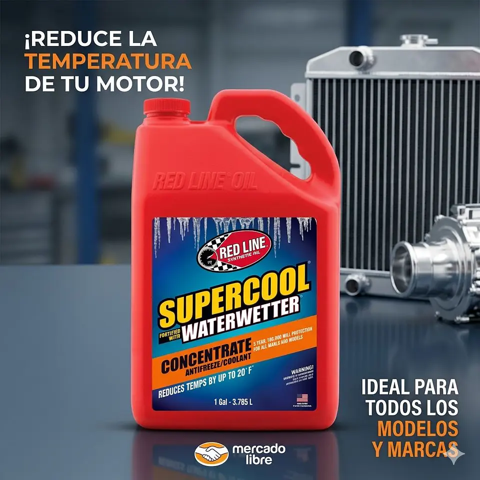 Refrigerante-anticogelante Red Line Concentrate 1 Gl 2