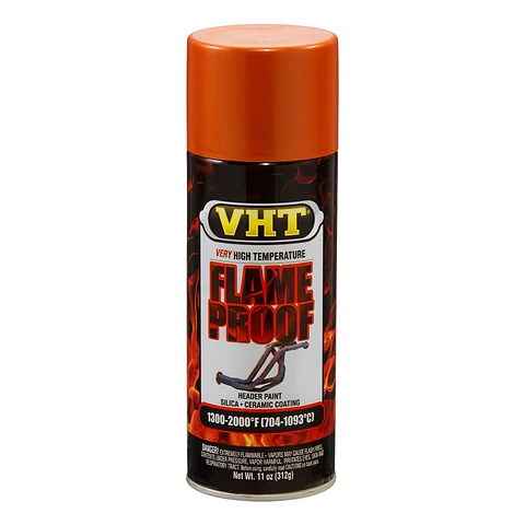 Pintura Vht Flameproof  Alta Temperatura Naranja 11 Oz