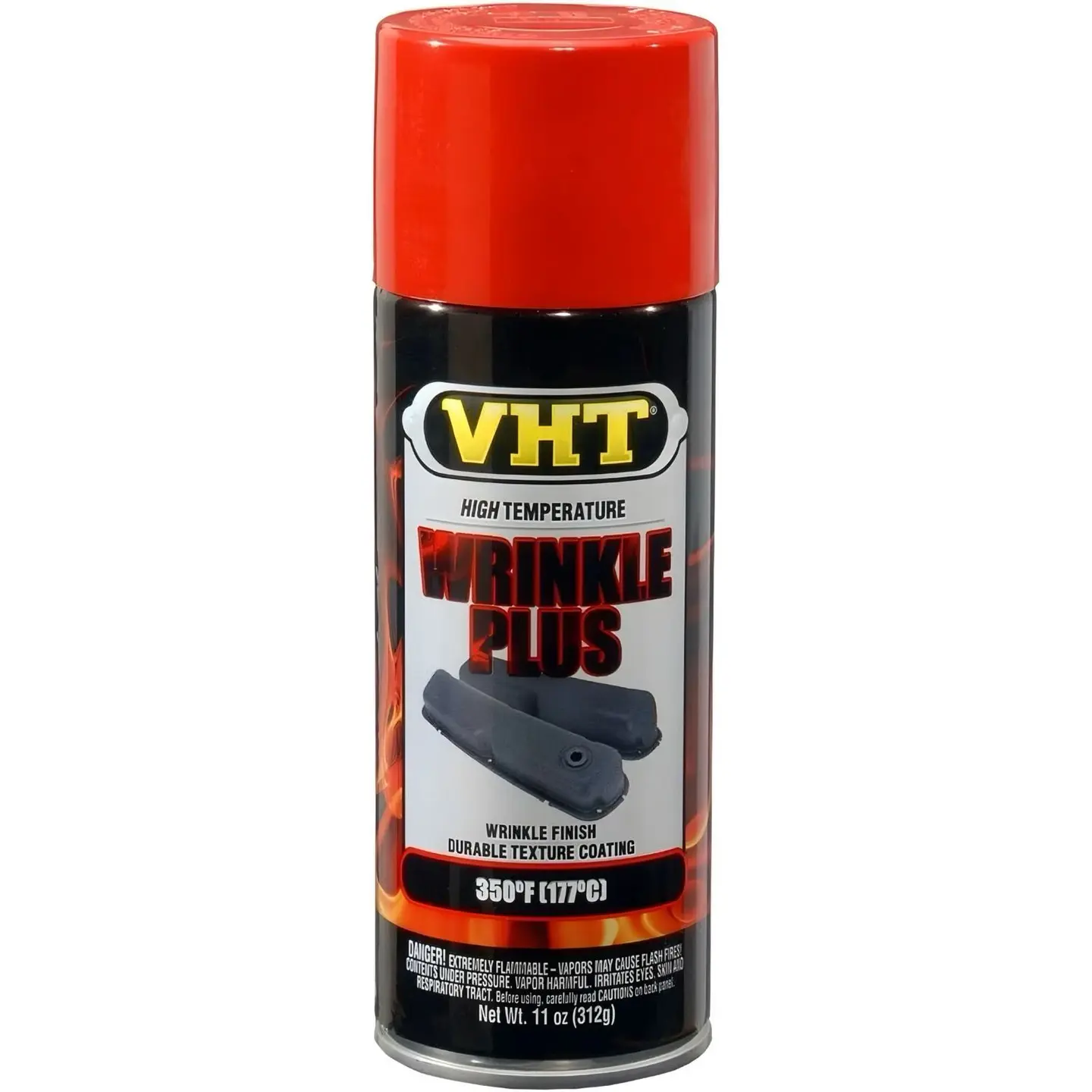 Pintura Vht Wrinkle Plus Rojo Alta Temperatura 11 Oz 1