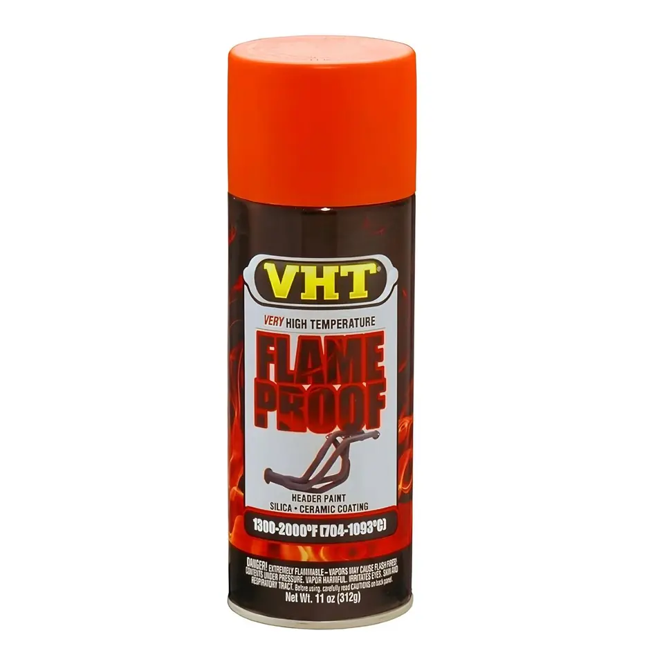Pintura Vht Flameproof  Alta Temperatura 1093°c Rojo 11 Oz 1