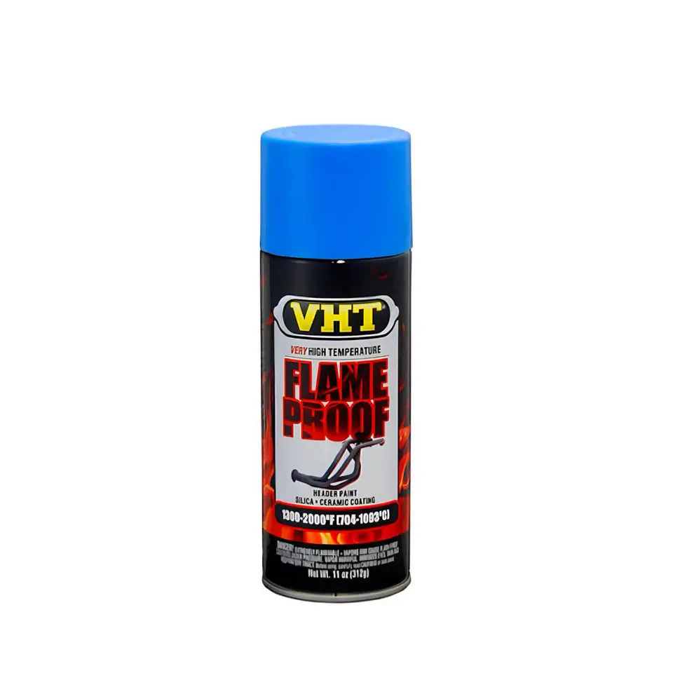 Pintura Vht Flameproof  Alta Temperatura 1093°c Azul 11 Oz 1