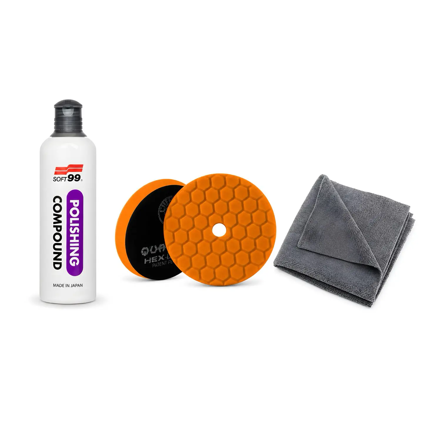 Kit Pulido Auto Pulimento Pad Paño Medium Cut 1