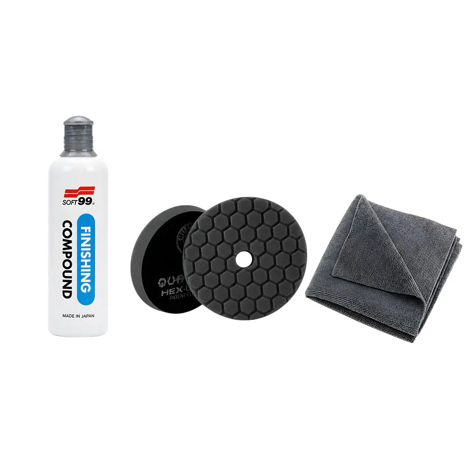 Kit Pulido Auto Pulimento Pad Paño Paso Final 1