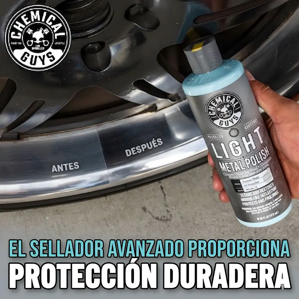 Kit Pulidor Metales Abrillantador Auto Chemical Guys Light 7