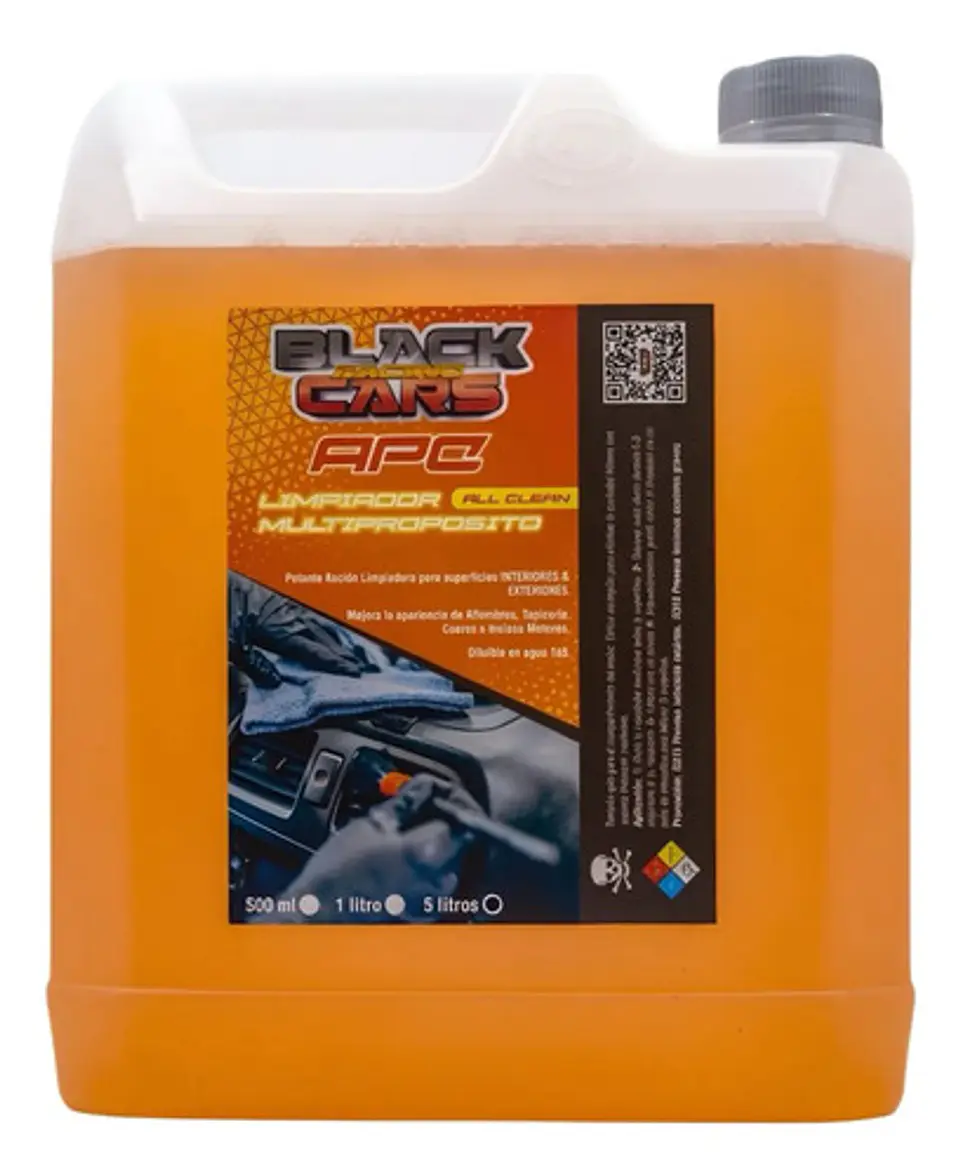 Limpiador Multiproposito Auto Black Cars Apc 5 Litros 1