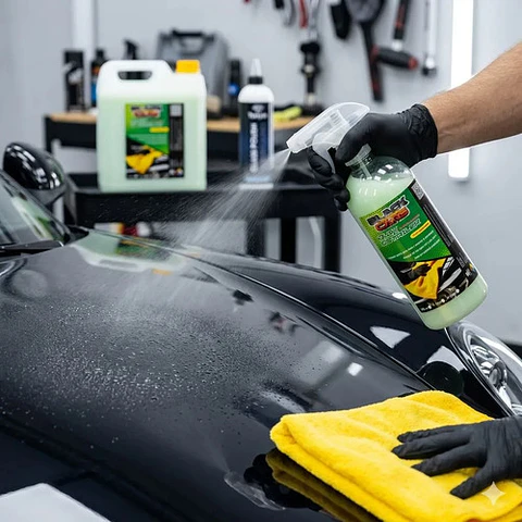 Cera Auto Brillo Quick Detailer Black Cars 1gl