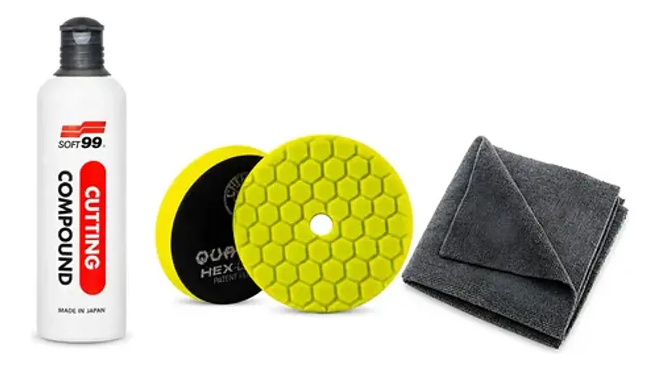 Kit Pulido Auto Pulimento Pad Paño Heavy Cut 1