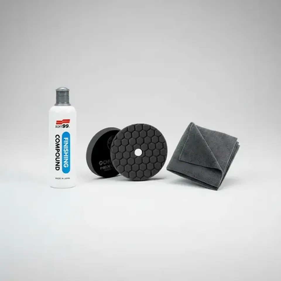 Kit Pulido Auto Pulimento Pad Paño Paso Final 4