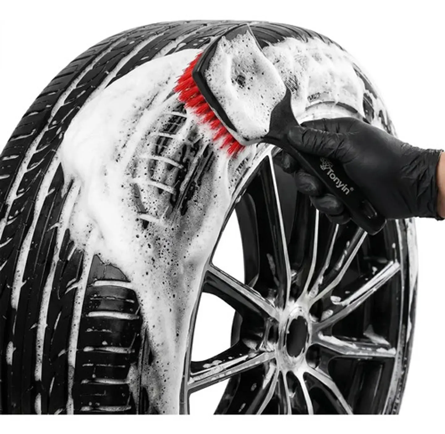 Cepillo Limpieza Llantas Neumáticos Auto Tonyin 2