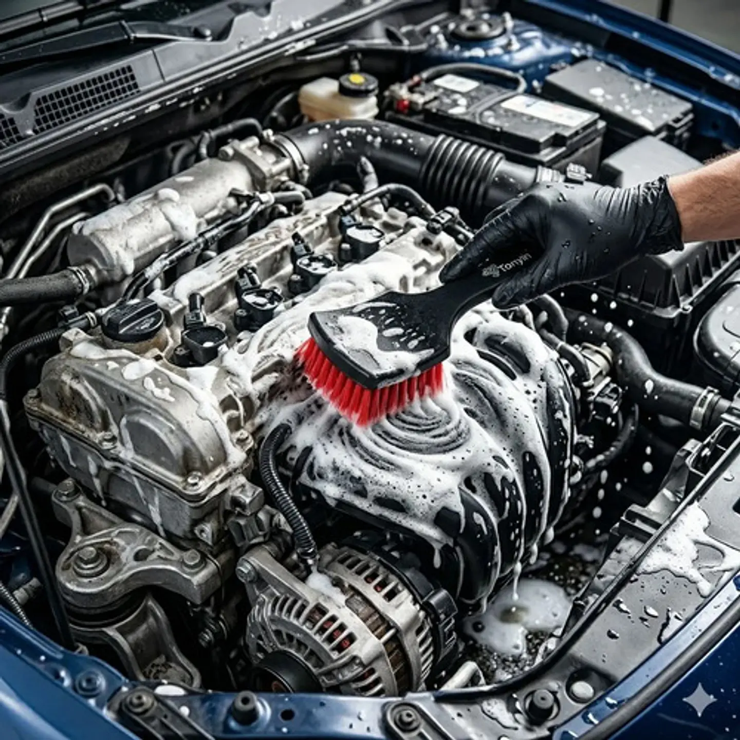Cepillo Limpieza Llantas Neumáticos Auto Tonyin 5