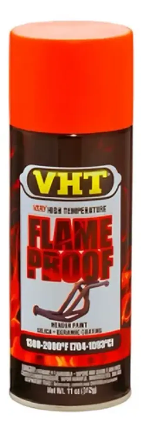 Pintura Flameproof Vht Alta Temperatura Color Naranja 12 Oz