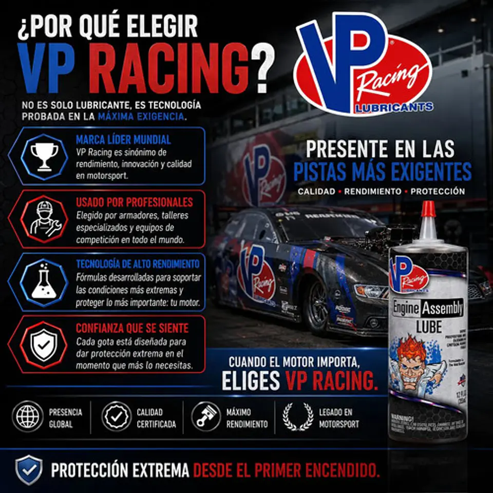 Lubricante Montaje Armado Motor Vp Racing Assembly Lube 4