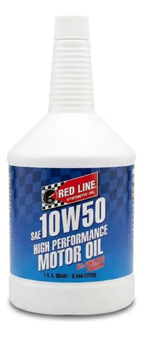 Aceite Motor 10w50 Red Line Sintético 946ml Alto Rendimiento