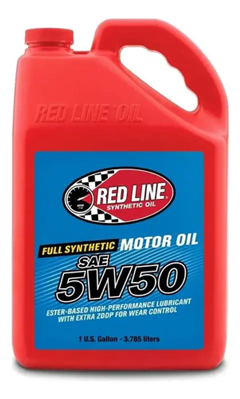 Aceite 5w50 Motor Red Line Sintético 3,785