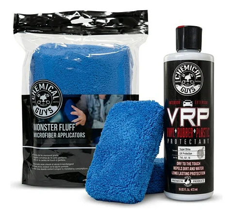 Kit Renovador Auto Plastico Neumatico Goma Vrp Chemical Guys