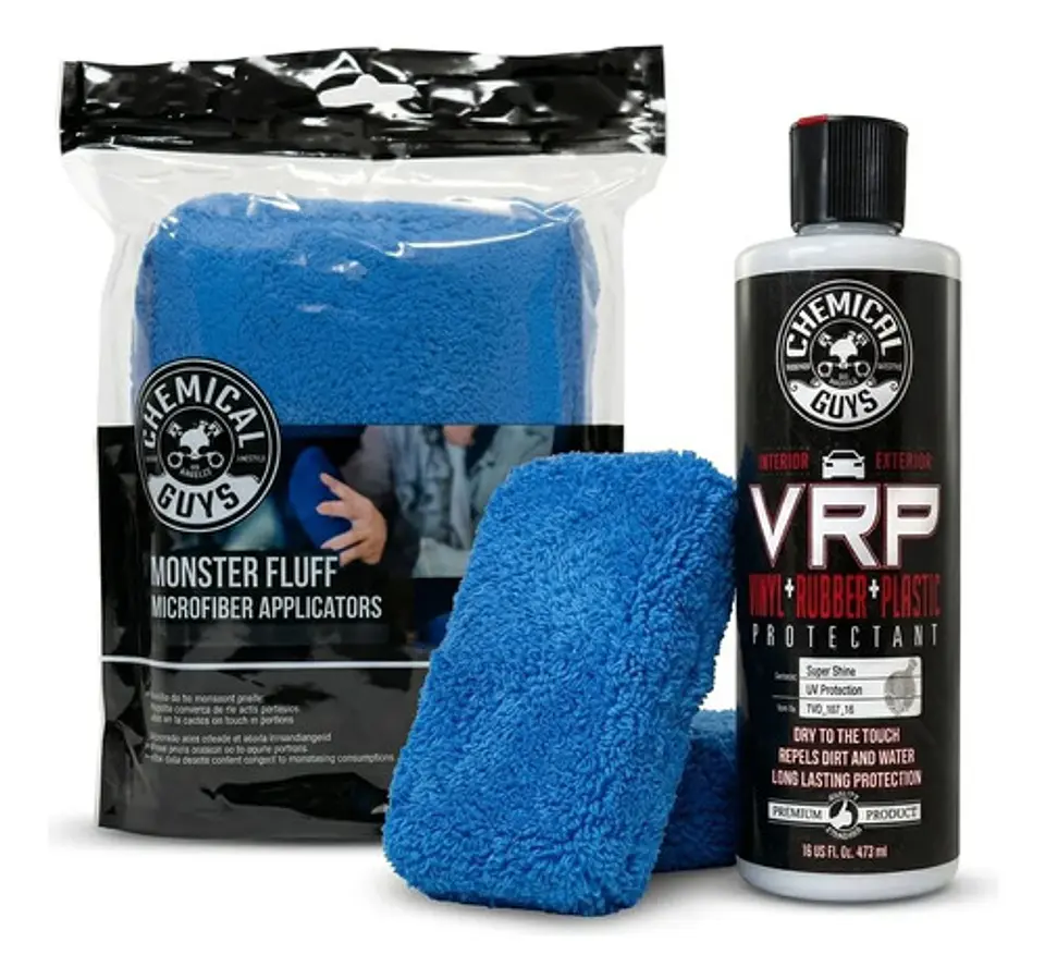 Kit Renovador Auto Plastico Neumatico Goma Vrp Chemical Guys 1