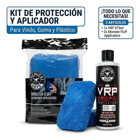Kit Renovador Auto Plastico Neumatico Goma Vrp Chemical Guys