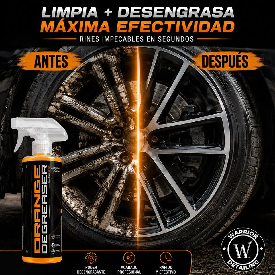 Desengrasante Concentrado Alto Poder Auto detailing Orange Chemical Guys 3