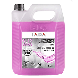Anticongelante Refrigerante Rosa Glycogel G12 EVO (-25ºC) 5 Litros IADA
