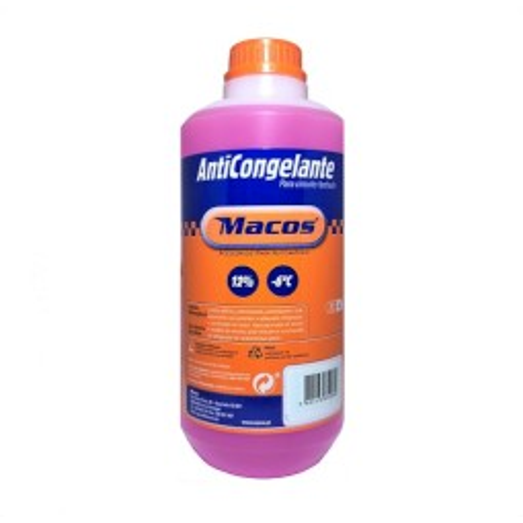 Anticongelante Rosa 12% -6ºC 1 Litro Macos